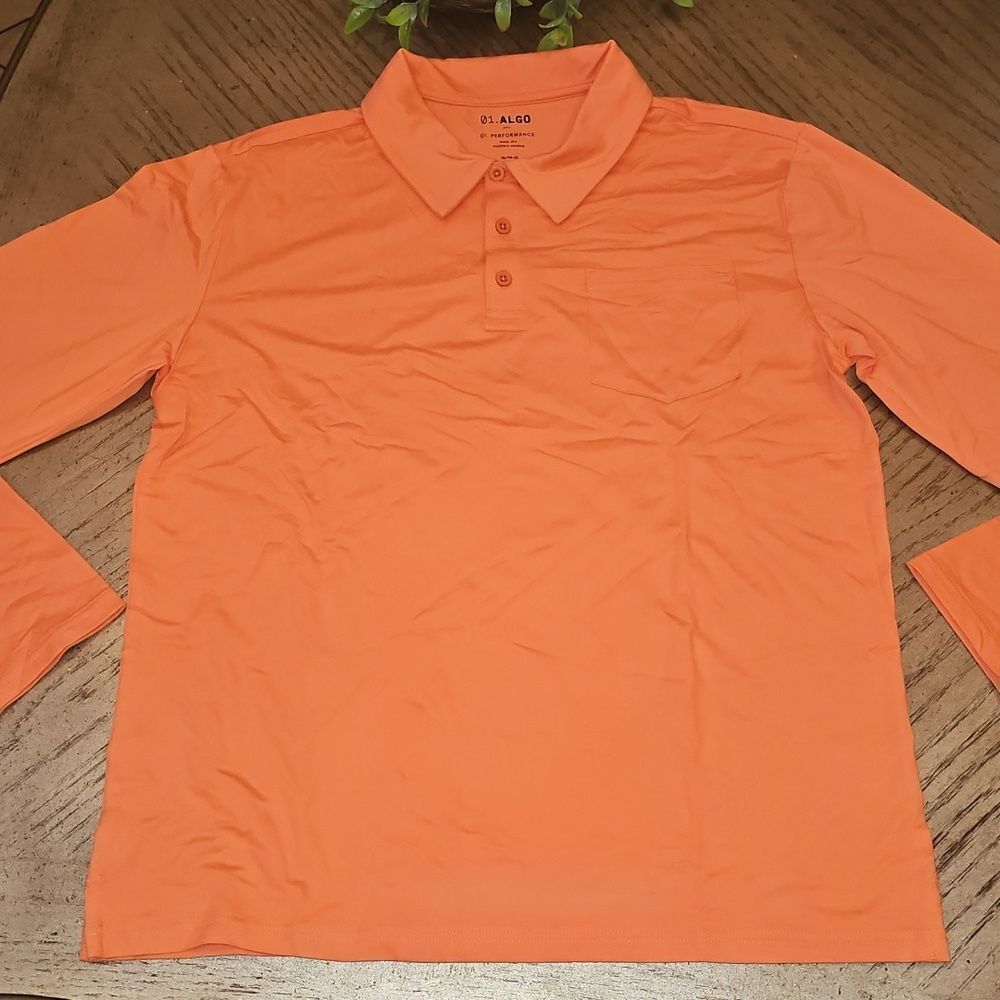 Long Sleeve Quick Dry Polo Shirt Size XL boys NWOT